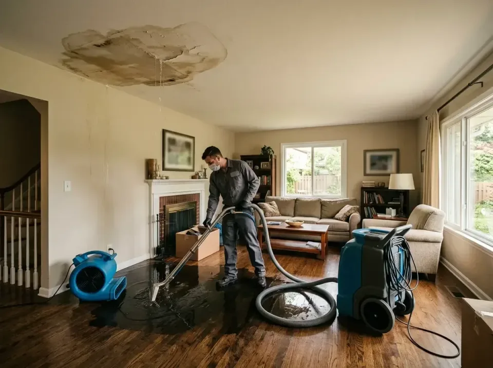 attic-pipe-burst-ceiling-drip-008 — frequently asked questions, Water Damage Restoration & Carpet Care in Chamberlain, SD